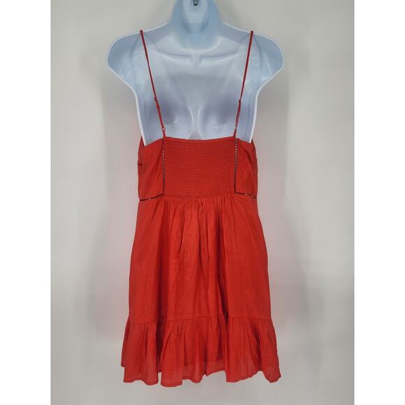 Urban Outfitters Red Cut-Out Corset Mini Dress Women's Size Medium - Picture 11 of 11